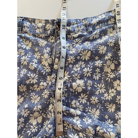 Old Navy Linen Floral Shorts, Misses size 8 - Picture 6 of 10